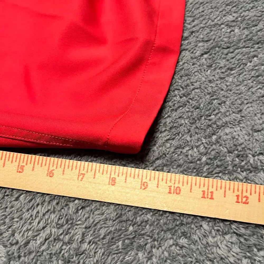 Vineyard Vines Links Shorts Mens 36 Red Pink Flat Front Golf 9
